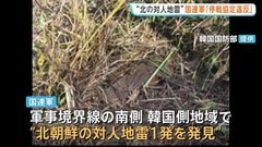 韓国軍が「北朝鮮の地雷」と断定 幹部3人が重軽傷を負った地雷爆発 現地調査では北朝鮮の対人地雷1発が見つかる| TBS CROSS DIG with Bloomberg