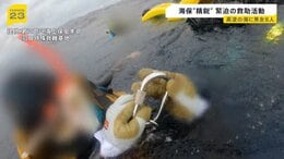 【救助の瞬間】海上保安庁の精鋭“海猿”が出動　荒波の八丈島沖に男女8人が…【news23】|TBS NEWS DIG