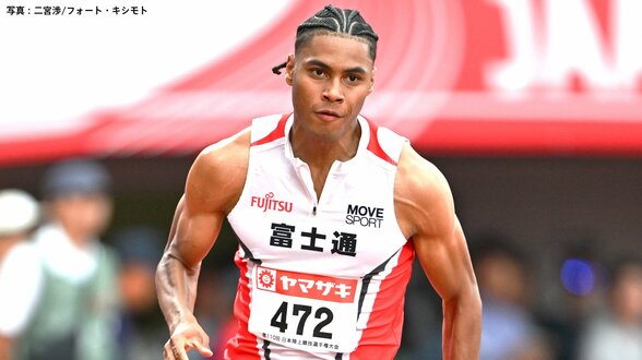 中島佑気ジョセフ　専門外の男子200m予選で追い風参考ながら20秒72と自己ベスト越え「スピード自体は上がっている」【ANG福井】|TBS NEWS DIG