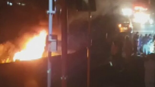 無免許運転で事故　車炎上、2人にけがをさせ逃走　ベトナム国籍の男に執行猶予付きの有罪判決|TBS NEWS DIG