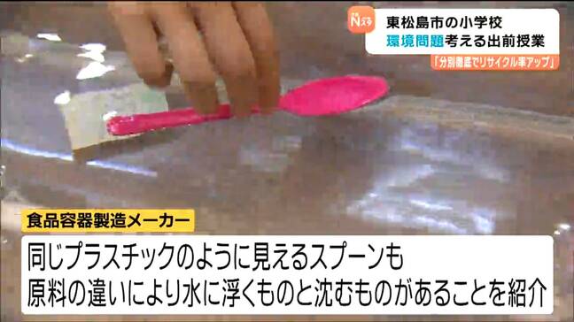 「分別を徹底すればリサイクル率が高められる」小学校でSDGsをテーマにした授業　宮城・東松島市|TBS NEWS DIG