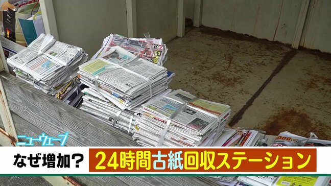 なぜ増えた? 街で見かける「24時間 無料の古紙回収ステーション」ガッチリ儲からなくても増え続ける舞台裏|TBS NEWS DIG