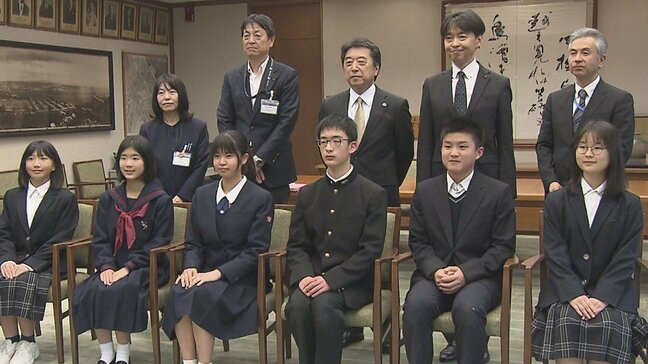 中学生6人が姉妹都市の米・オースティン市へ 大分市役所で出発式|TBS NEWS DIG
