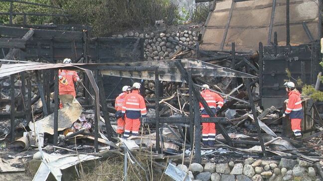 喬木村の住宅火災　焼け跡から見つかった遺体は住人の63歳男性と判明　長野|TBS NEWS DIG