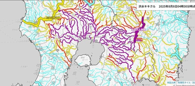 姶良市の狩川で水があふれ複数軒で床下浸水　冠水　鹿児島県|TBS NEWS DIG