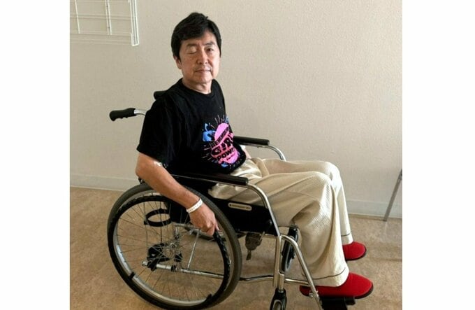 【 笠井信輔 】　車椅子生活から歩行訓練へ　「リハビリって体だけじゃなく、心のリハビリなんですよね」　帯状疱疹入院中|TBS NEWS DIG