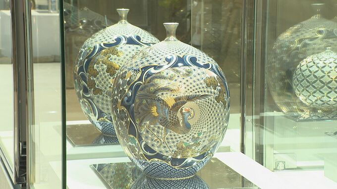“純プラチナ彩”の緻密な輝き 陶芸家 山本一洋の世界展　|　石川県のニュース｜MRO北陸放送