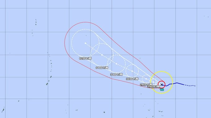 【台風情報】台風第13号(ドルフィン)　30日に“猛烈な勢力”に発達か...最大瞬間風速80メートルで南鳥島近海に接近見込み　現在マーシャル諸島を西北西に進む　進路予想を詳しく　今後の全国の天気を画像で　気象庁　|　山形のニュース│TUYテレビユー山形