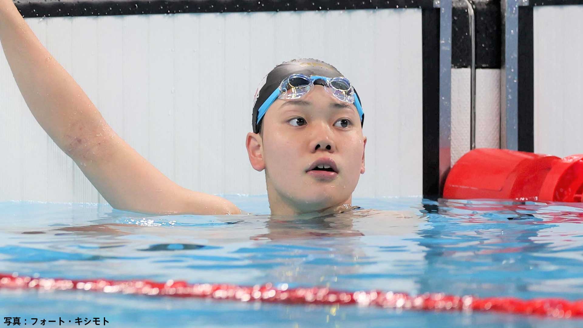 17歳の平井瑞希 100mバタフライで7位 初の五輪で入賞デビューも「力も
