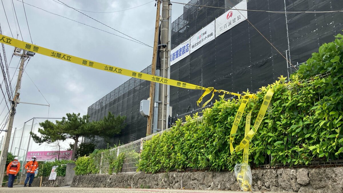 中学校の外壁塗装工事中の転落死事故　シートに覆われていない部分から13メートル落下と判明　死亡は51歳  会社代表の男性