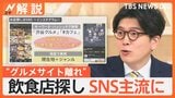 若い世代“グルメサイト離れ” 飲食店探しはSNSが主流に?会話や気分で飲食店を検索「ぐるなび」AI活用の新アプリ【Nスタ解説】|TBS NEWS DIG