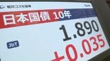 【速報】長期金利 一時1.89%まで上昇　日銀の利上げ観測引き続き強く　17年半ぶりの水準更新|TBS NEWS DIG