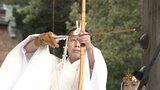 能登の平安を願う「蛇の目神事」気多大社で大蛇退治の伝説を再現！神事で使われた的には目の病へのご利益も 石川・羽咋市|TBS NEWS DIG