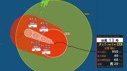 【台風13号】7日昼前に奄美へかなり接近 6日夕方からうねりを伴った高波に、7日明け方から暴風に、7日夕方から土砂災害に厳重に警戒【雨と風のシミュレーション】 | 富山のニュース|天気・防災|チューリップテレビ