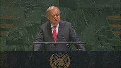 「国連憲章にかつてない攻撃」事務総長　調印から80年| TBS CROSS DIG with Bloomberg