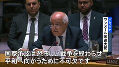 ガザ情勢をめぐり国連安保理が協議　パレスチナ「国家承認を」 イスラエルは会議欠席| TBS CROSS DIG with Bloomberg