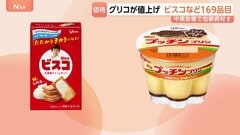 「ビスコ」「プッチンプリン」など169品目値上げ　江崎グリコ　中東情勢の影響で包装資材の高騰などが要因| TBS CROSS DIG with Bloomberg