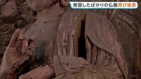 今年3月に修復完了も熊本地震で釈迦如来像が再び被害 「ひとかけらでも逃さず」修復へ　熊本県では歴史ある文化財200以上に被害|TBS NEWS DIG