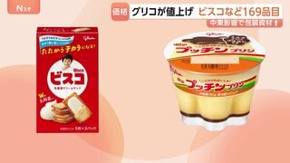 「ビスコ」「プッチンプリン」など169品目値上げ　江崎グリコ　中東情勢の影響で包装資材の高騰などが要因| TBS CROSS DIG with Bloomberg