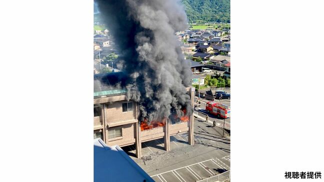 「停電時に使用するバッテリーを充電していたところ爆発した」コミュニティセンターから出火　隣の児童クラブ子供たちは避難して無事　福岡県糸島市|TBS NEWS DIG