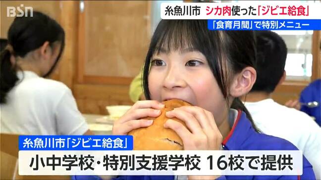 「命を感じて食べられた」 シカ肉使った “ジビエ給食”  「食育月間」で特別メニュー　新潟・糸魚川市|TBS NEWS DIG