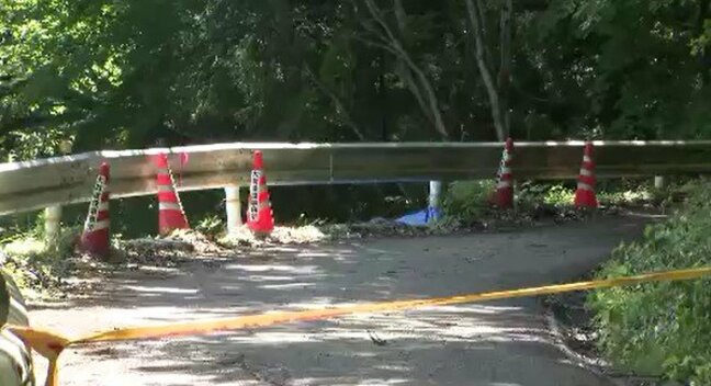 必要な誘導員を配置しなかった疑い　県道補修工事現場で重機ごと転落して61歳男性が死亡　会社と50代の現場責任者を書類送検　長野・池田町|TBS NEWS DIG