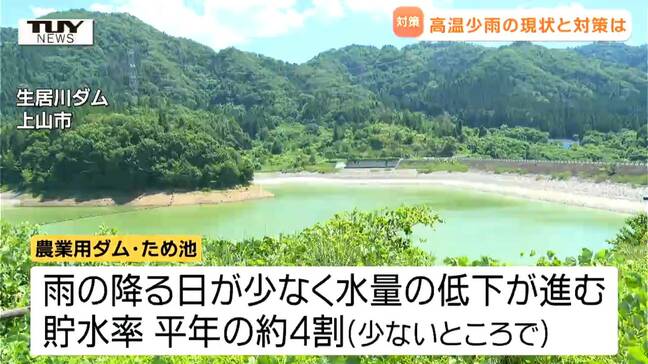 暑くて雨が少ない...県が情報共有対策会議（山形）|TBS NEWS DIG