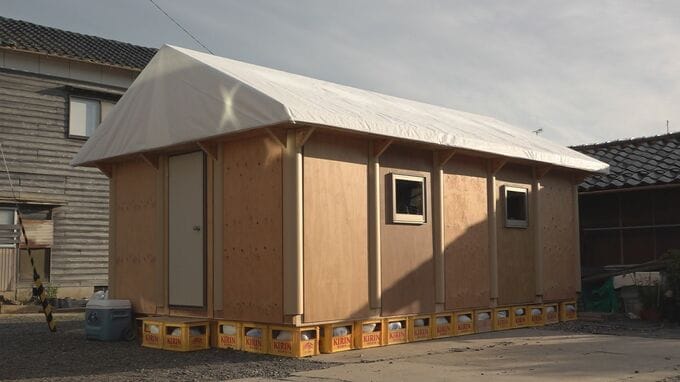 建設日数わずか2日 素材は”紙”の仮設住宅　|　石川県のニュース｜MRO北陸放送