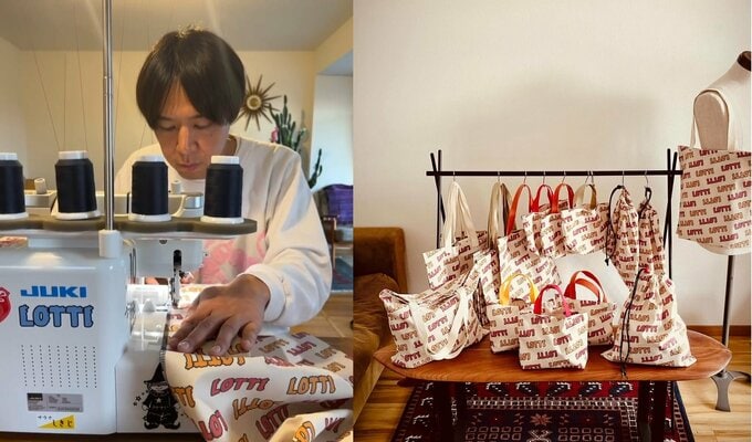 【ロッチ】コカドケンタロウさん　手作りBAG披露　20周年記念ライブツアーの “賞品” に　フォロワー感銘「工場長」「通販して」|TBS NEWS DIG