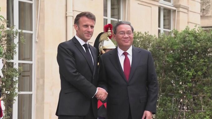 中国・李強首相が仏マクロン大統領と会談　関係強化打ち出す　欧米の対中圧力足並み乱れ狙う動きか|TBS NEWS DIG