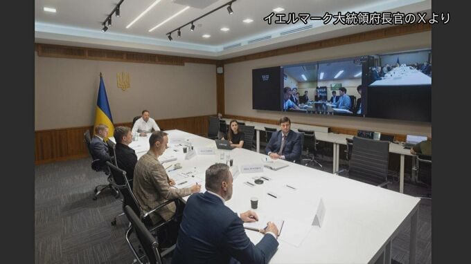 ウクライナ・イエルマーク大統領府長官が岡野国家安全保障局長とオンライン会議、ロシアと北朝鮮の関係強化踏まえ 防衛分野で定期的な協議実施で合意