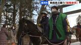 騎馬参拝で交通安全をPR 競走馬の産地・北海道浦河町 | 北海道のニュース|HBC北海道放送