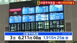 日経平均株価が一時1900円以上↓ 取引時間中としてことし最大の下げ幅を記録|TBS NEWS DIG