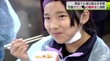 ウニを殻むきして豪快に頬張る！児童「とろっとろ！6年間できて楽しい」|TBS NEWS DIG