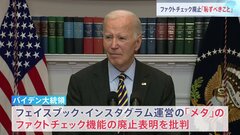 米メタがファクトチェック機能を廃止　バイデン大統領「恥ずべきこと」| TBS CROSS DIG with Bloomberg