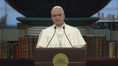 ローマ教皇レオ14世が就任後初の外遊 トルコ・エルドアン大統領と会談　ガザなどに向け平和のメッセージ発信| TBS CROSS DIG with Bloomberg