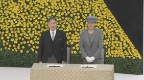 「平和と人々の幸せを希求し続けていくことを心から願います」全国戦没者追悼式で天皇陛下がおことば　参列予定遺族のうち戦後生まれ56.3%と過去最高|TBS NEWS DIG
