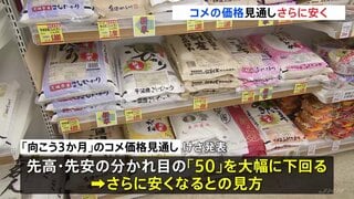 コメ価格“いつ下がる”?　向こう3か月では“安くなる”見通しも…店頭にはまだ高値で仕入れたコメ　いつ値下がりに転じるかが焦点に| TBS CROSS DIG with Bloomberg