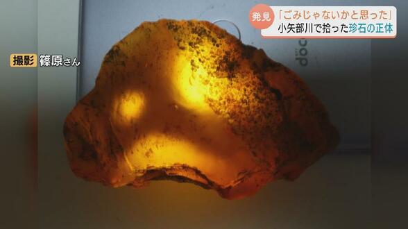 『ごみじゃないか』と思った…光が当たると神秘の輝き！河原で採れた謎の石　火山活動で形成された地形に理由が？　富山・南砺市　|　富山のニュース｜天気・防災｜チューリップテレビ