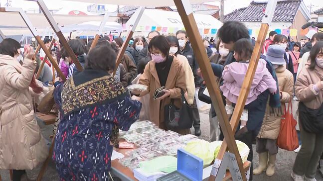 被災地の商店街に活気を 石川・七尾市の一本杉通りで復興マルシェ|TBS NEWS DIG