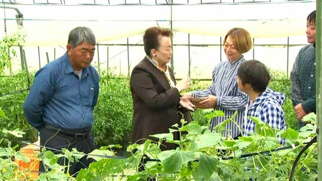 寛仁親王妃信子さまが農業の現場視察　23日から開催の全国農業担い手サミットへの出席前に|TBS NEWS DIG
