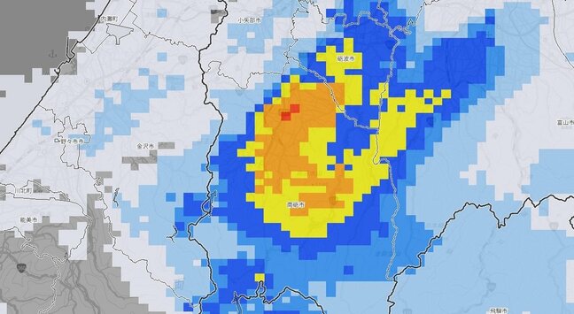 【大雨情報】北陸地方は11日夜遅くにかけて土砂災害に注意・警戒落雷や突風に注意【雨と風のシミュレーション】|TBS NEWS DIG