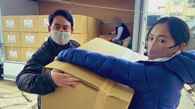 野口健さん　【能登半島地震】　被災地で支援活動　「珠洲市の避難所に寝袋200個、エアマット50個をお届け致しました」「お米の顔パックが好評でした」|TBS NEWS DIG