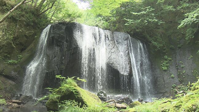 「マイナスイオン感じる」涼を求めて、達沢不動滝へ　福島・猪苗代町|TBS NEWS DIG