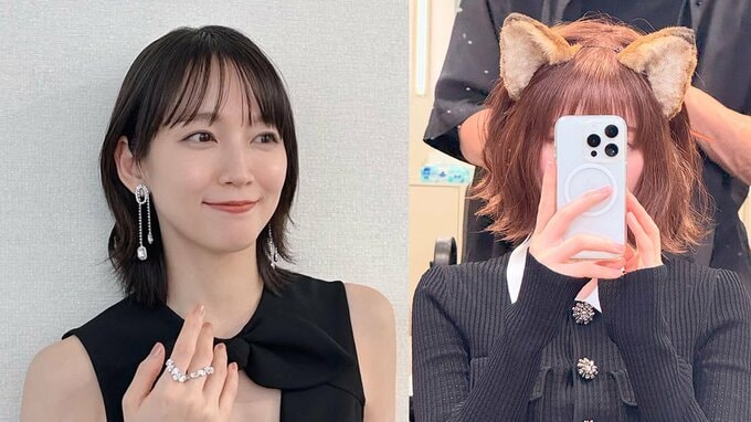 【 吉岡里帆 】　“どんぎつね”のヘアスタイル模索で絶賛悩み中「次の髪型どれが良い？」 　可愛すぎる自撮りショットにファン歓喜|TBS NEWS DIG