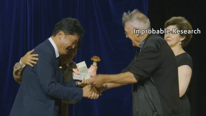 イグ・ノーベル賞の授賞式の様子