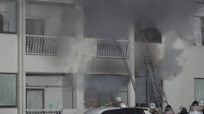 近くには毛布… 石油ファンヒーターから火が出たか アパート焼く火事 石川・金沢市　|　石川県のニュース｜MRO北陸放送