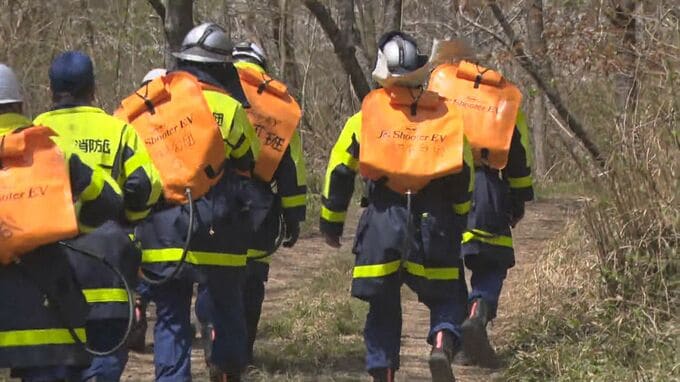 ドラム缶のごみ焼きの火が飛び火か…江津市山林火災30時間後にようやく鎮火　12ヘクタール焼損の見込み　|　BSSニュース | BSS山陰放送