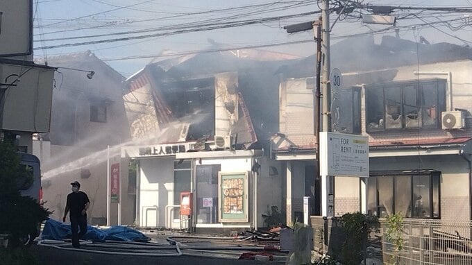 【速報】「別府上人郵便局」で火災、煙広がり現在も消火活動続く　大分　|　大分のニュース｜OBS NEWS｜大分放送
