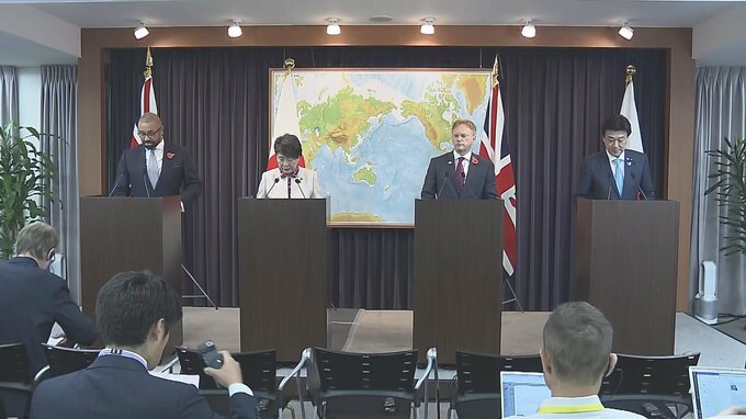 日英　外務・防衛閣僚会合　対面では6年ぶり　安全保障で連携強化